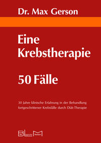Vorderes Coverbild Eine Krebstherapie 50 Fälle