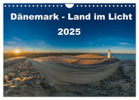 Dänemark - Land im Licht (Wandkalender 2025 DIN A4 quer), CALVENDO Monatskalender