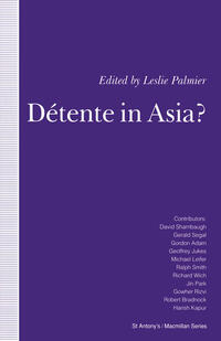 Détente in Asia?