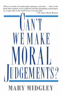 Vorderes Coverbild Can't We Make Moral Judgements?