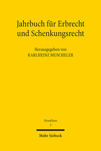 Jahrbuch für Erbrecht und Schenkungsrecht