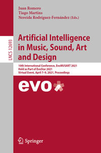 Vorderes Coverbild Artificial Intelligence in Music, Sound, Art and Design