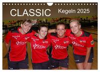 CLASSIC Kegeln 2025 (Wandkalender 2025 DIN A4 quer), CALVENDO Monatskalender