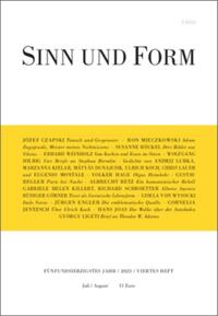 SINN UND FORM 4/2023