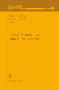 Vorderes Coverbild Linear Algebra for Signal Processing