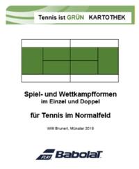 Spiel- und Wettkampfformen im Einzel und Doppel für Tennis im Normalfeld - Training "To-Go"