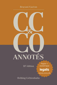 Vorderes Coverbild Code civil suisse et Code des obligations annotés (CC & CO) - Edition cuir et édition numérique