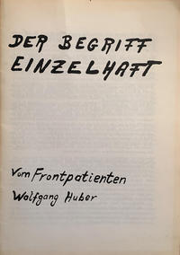 Der Begriff Einzelhaft