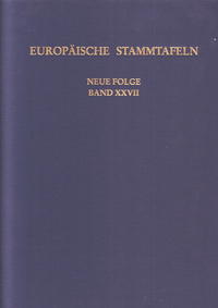 Europäische Stammtafeln. Neue Folge