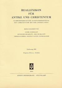 Reallexikon für Antike und Christentum