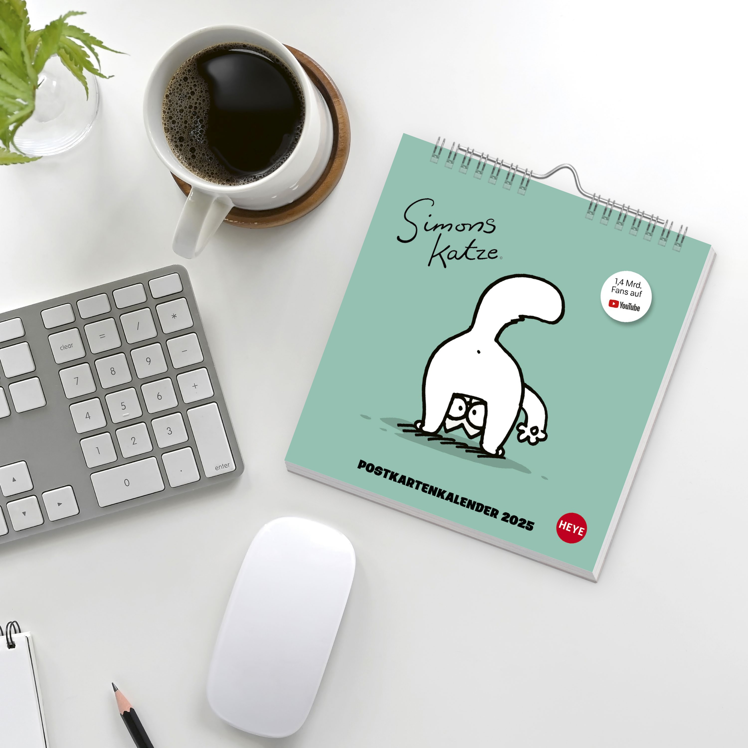 Simons Katze Postkartenkalender 2025