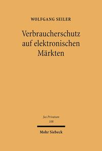 Verbraucherschutz auf elektronischen Märkten