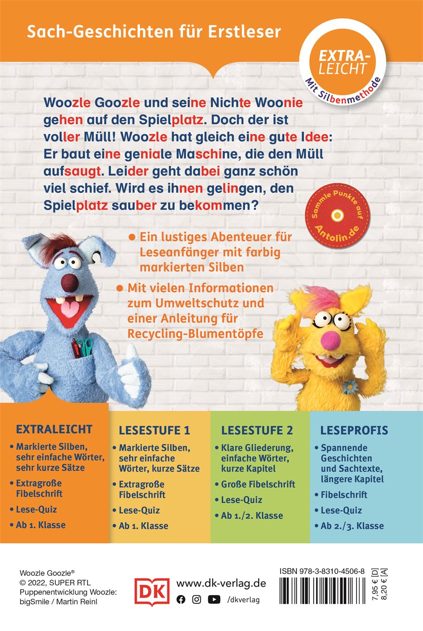 Rückseitencover SUPERLESER! Woozle Goozle Umweltheld