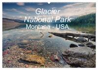 Glacier National Park Montana - USA (Wandkalender 2026 DIN A2 quer), CALVENDO Monatskalender