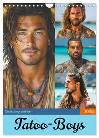 Tatoo-Boys. Coole Jungs am Meer (Wandkalender 2026 DIN A4 hoch), CALVENDO Monatskalender