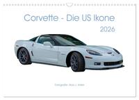 Corvette - Die US Ikone 2026 (Wandkalender 2026 DIN A3 quer), CALVENDO Monatskalender