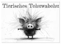 Tierisches Tohuwabohu (Wandkalender 2025 DIN A3 quer), CALVENDO Monatskalender