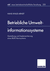 Vorderes Coverbild Betriebliche Umweltinformationssysteme