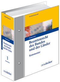 Vorderes Coverbild Beamtenrecht des Bundes und der Länder - Kommentar