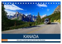 KANADA Mit dem Camper quer durch die Rockies (Tischkalender 2026 DIN A5 quer), CALVENDO Monatskalender