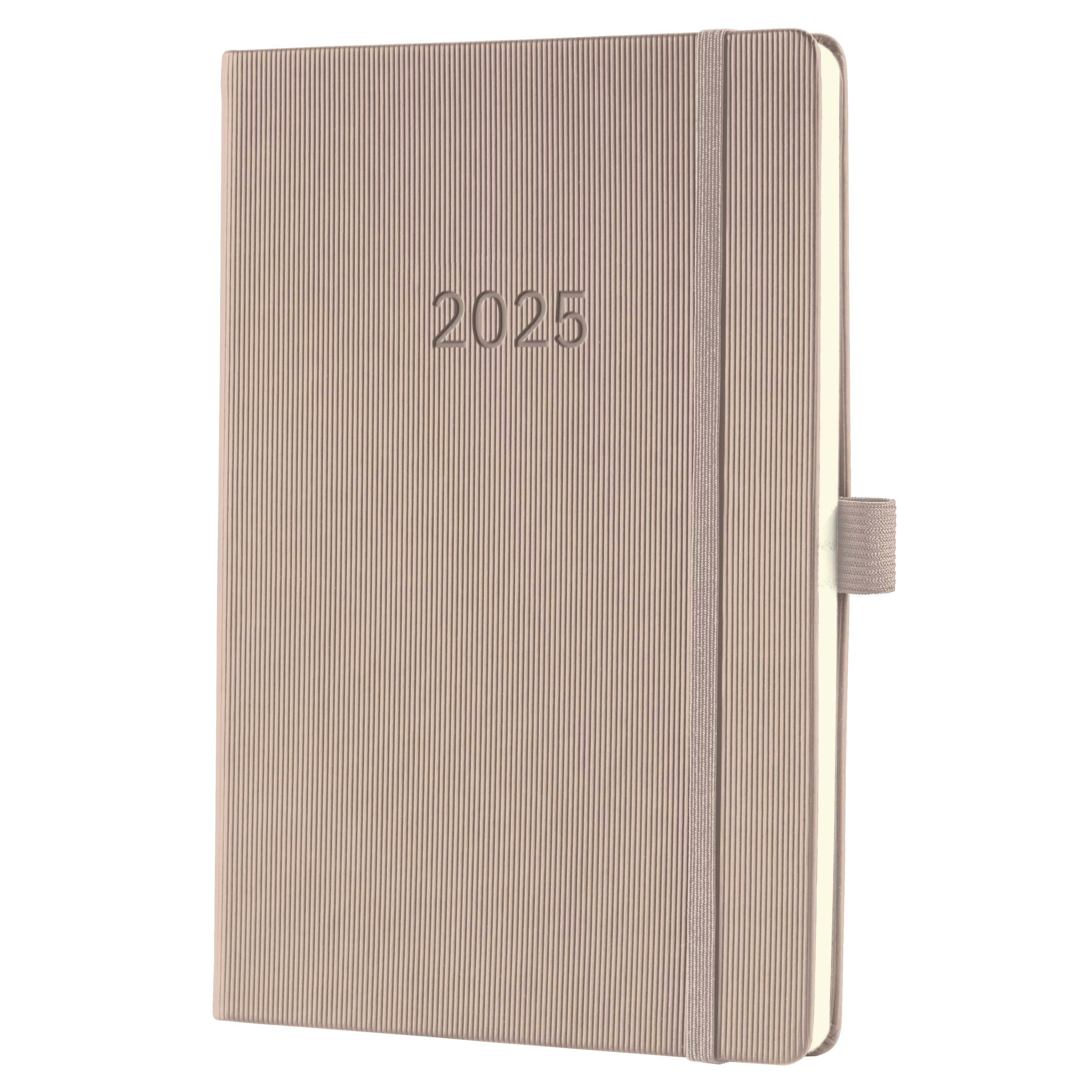 SIGEL C2560 Wochenkalender Conceptum 2025 , ca. A5, taupe