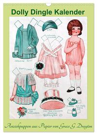 Dolly Dingle Kalender - Anziehpuppen von Grace G. Drayton (Wandkalender 2025 DIN A3 hoch), CALVENDO Monatskalender
