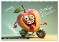 Fetzige Früchte (Wandkalender 2025 DIN A2 quer), CALVENDO Monatskalender