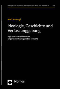 Vorderes Coverbild Ideologie, Geschichte und Verfassunggebung