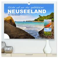 Erlebe mit mir das spektakuläre Neuseeland (hochwertiger Premium Wandkalender 2025 DIN A2 quer), Kunstdruck in Hochglanz