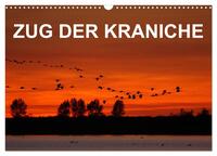 Zug der Kraniche (Wandkalender 2026 DIN A3 quer), CALVENDO Monatskalender