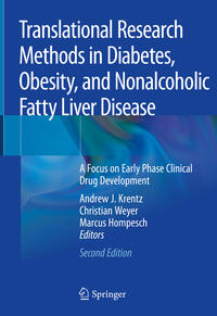 Vorderes Coverbild Translational Research Methods in Diabetes, Obesity, and Nonalcoholic Fatty Liver Disease