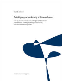 Vorderes Coverbild Beteiligungsorientierung in Unternehmen