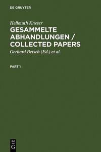 Gesammelte Abhandlungen / Collected Papers