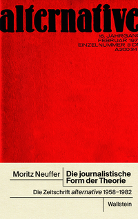 Die journalistische Form der Theorie
