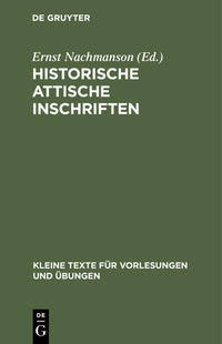 Historische attische Inschriften