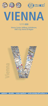 Vorderes Coverbild Vienna, Wien, Borch Map