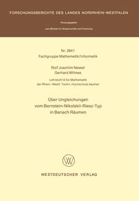 Über Ungleichungen vom Bernstein-Nikolskii-Riesz-Typ in Banach Räumen
