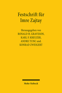 Vorderes Coverbild Festschrift für Imre Zajtay