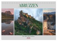 Abruzzen - Die wilde Mitte Italiens (Tischkalender 2026 DIN A5 quer), CALVENDO Monatskalender