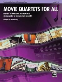 Movie Quartets for All - Trombone / Baritone B.C. / Bassoon / Tuba
