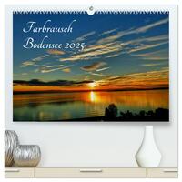 Farbrausch Bodensee (hochwertiger Premium Wandkalender 2025 DIN A2 quer), Kunstdruck in Hochglanz