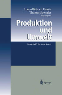 Vorderes Coverbild Produktion und Umwelt