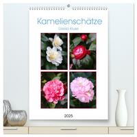 Kamelienschätze (hochwertiger Premium Wandkalender 2025 DIN A2 hoch), Kunstdruck in Hochglanz