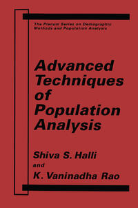 Vorderes Coverbild Advanced Techniques of Population Analysis