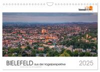 BIELEFELD aus der Vogelperspektive (Wandkalender 2025 DIN A4 quer), CALVENDO Monatskalender
