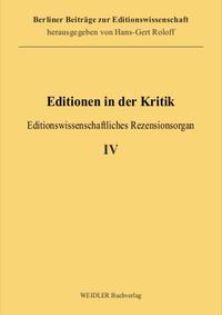 Editionen in der Kritik 4