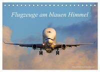 Flugzeuge am blauen Himmel (Tischkalender 2026 DIN A5 quer), CALVENDO Monatskalender