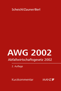 Vorderes Coverbild Abfallwirtschaftsgesetz AWG 2002