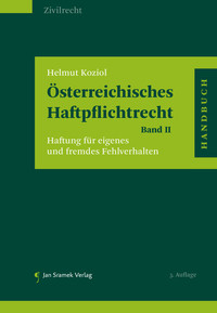 Vorderes Coverbild Österreichisches Haftpflichtrecht Band II