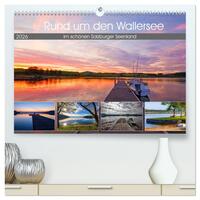 Rund um den Wallersee (hochwertiger Premium Wandkalender 2026 DIN A2 quer), Kunstdruck in Hochglanz